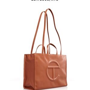 Large Tan Telfar Tote